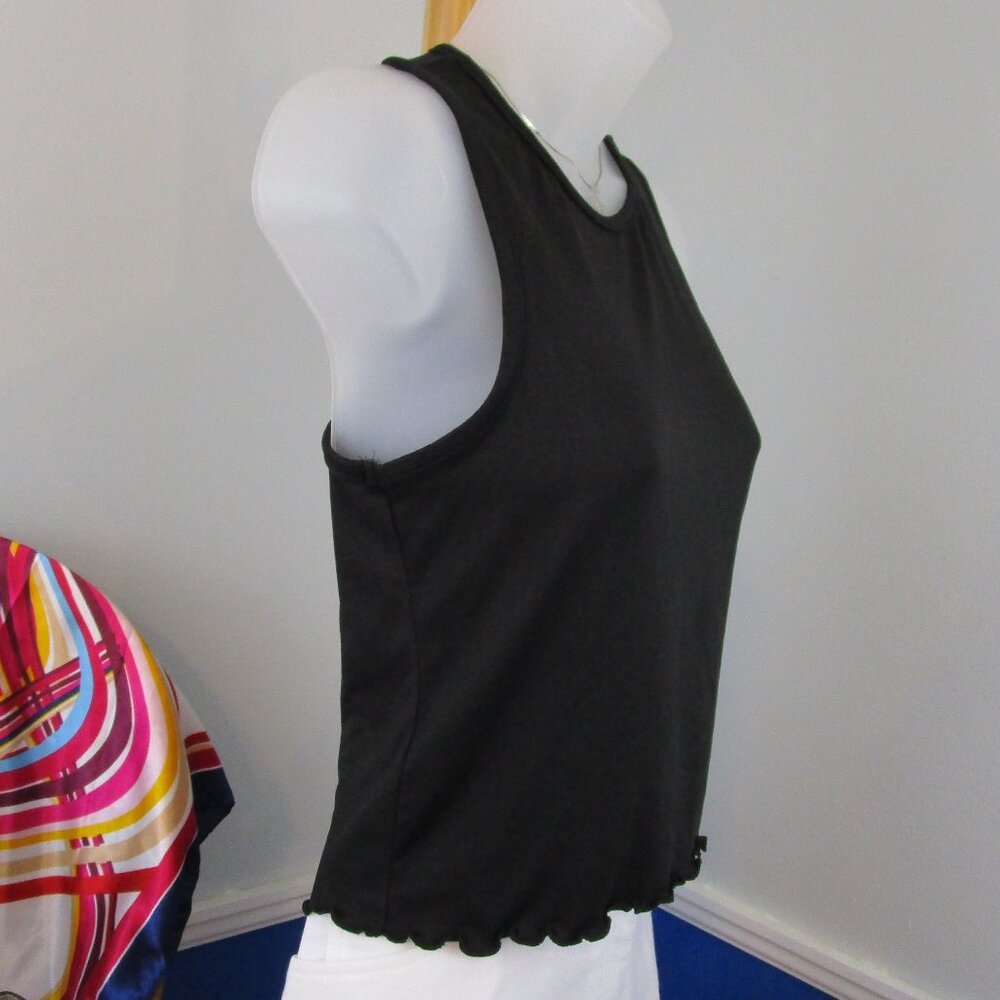 Olivia Rae Ruffle Hem Cropped Tank Top - Picture 4 of 8